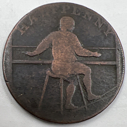 1791 Rochdale Half-Penny Coin Token | Collectable Grade | a909