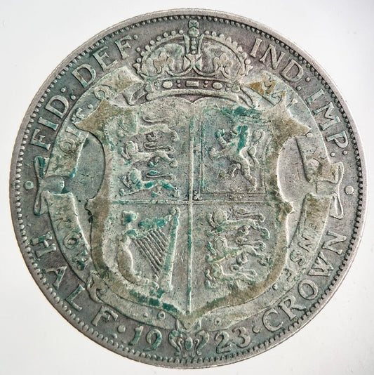 1923 George V Half - Crown Silver Coin | Collectable Grade
