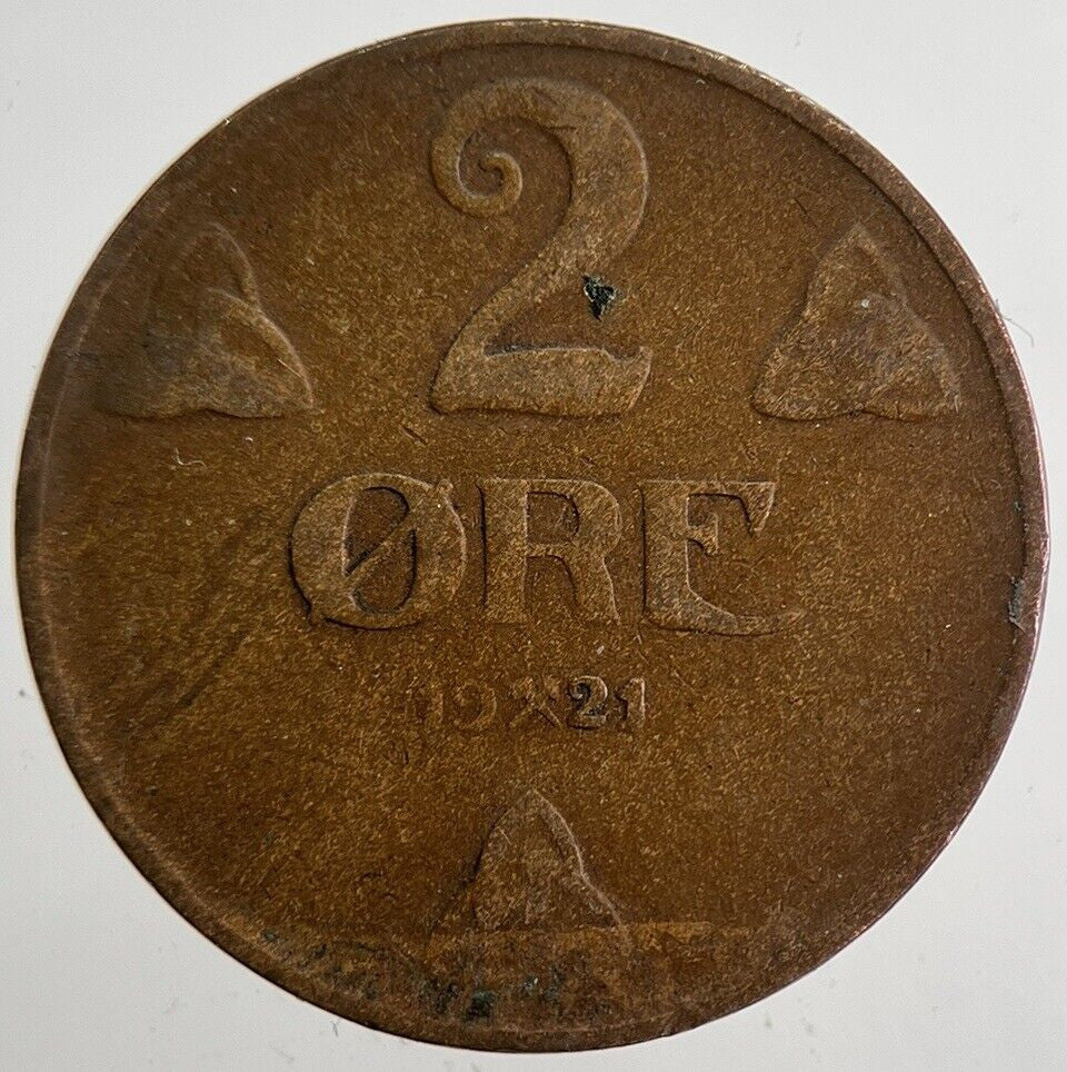 1921 Norway 2 Ore Coin | Collectable Grade | a2009