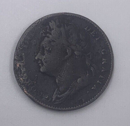 1821 George IV British Farthing Coin | Collectable Grade | a191