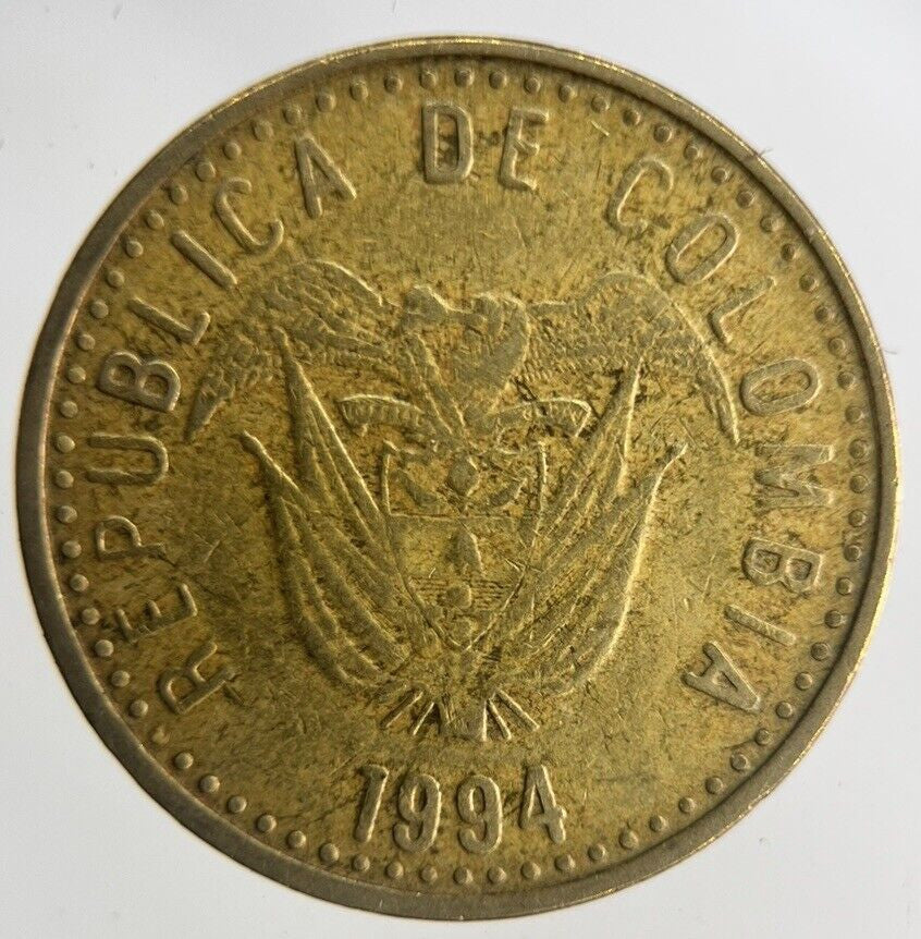 1994 Colombia 100 Pesos Coin | Very High Grade