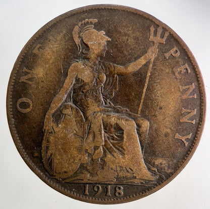 1918 George V One Penny Coin | Collectable Grade