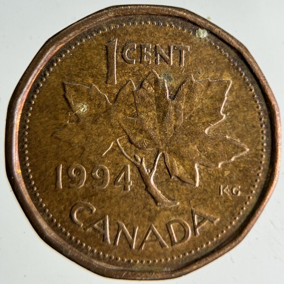 1994 Canada 1 One Cent Coin | Fine Collectable Grade