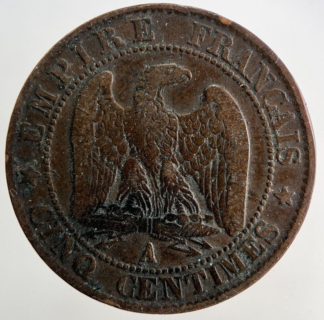 1856 France 5 Centimes Coin | Fine Collectable Grade