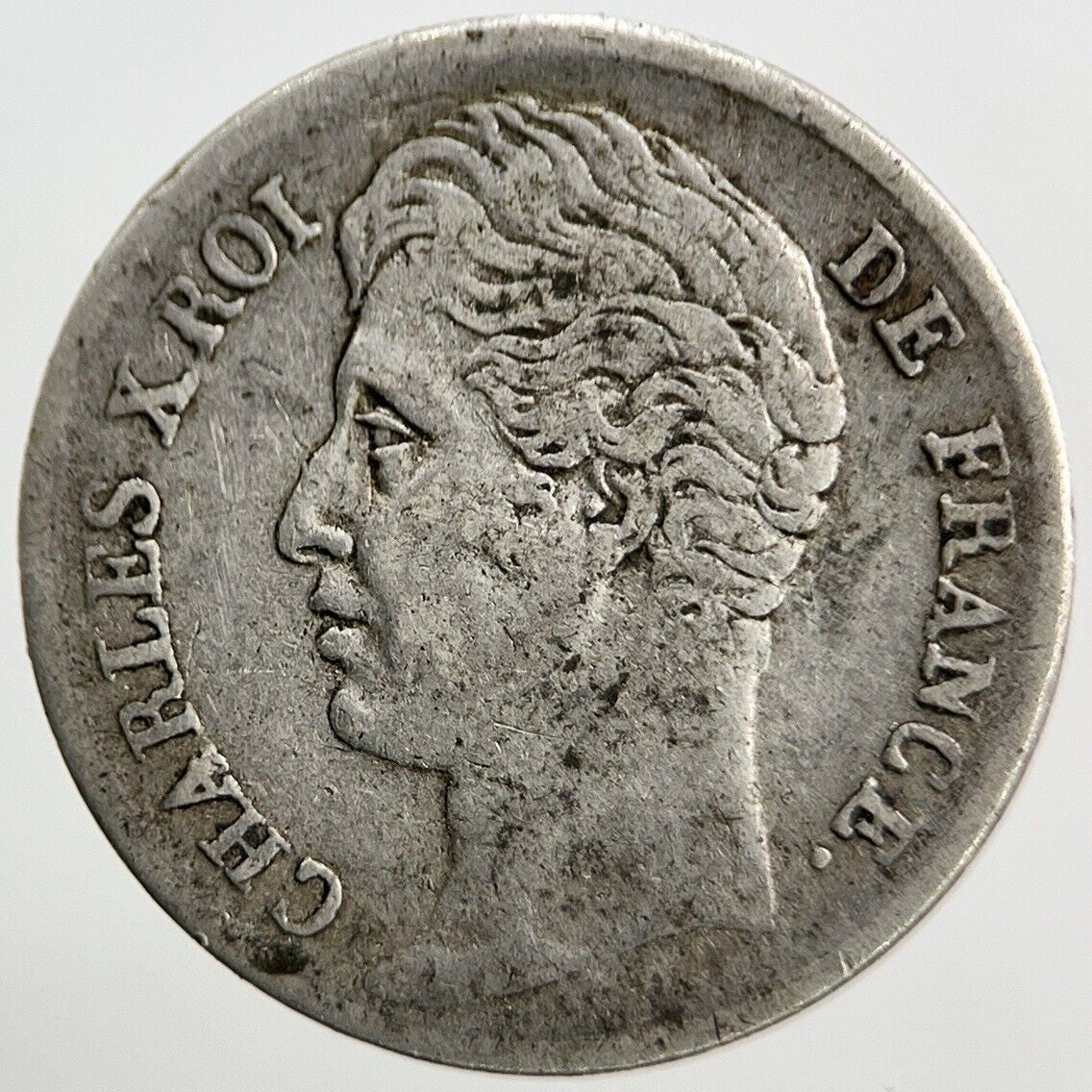 1828 - A France Half 1/2 Franc Silver Coin | Fine Collectable Grade