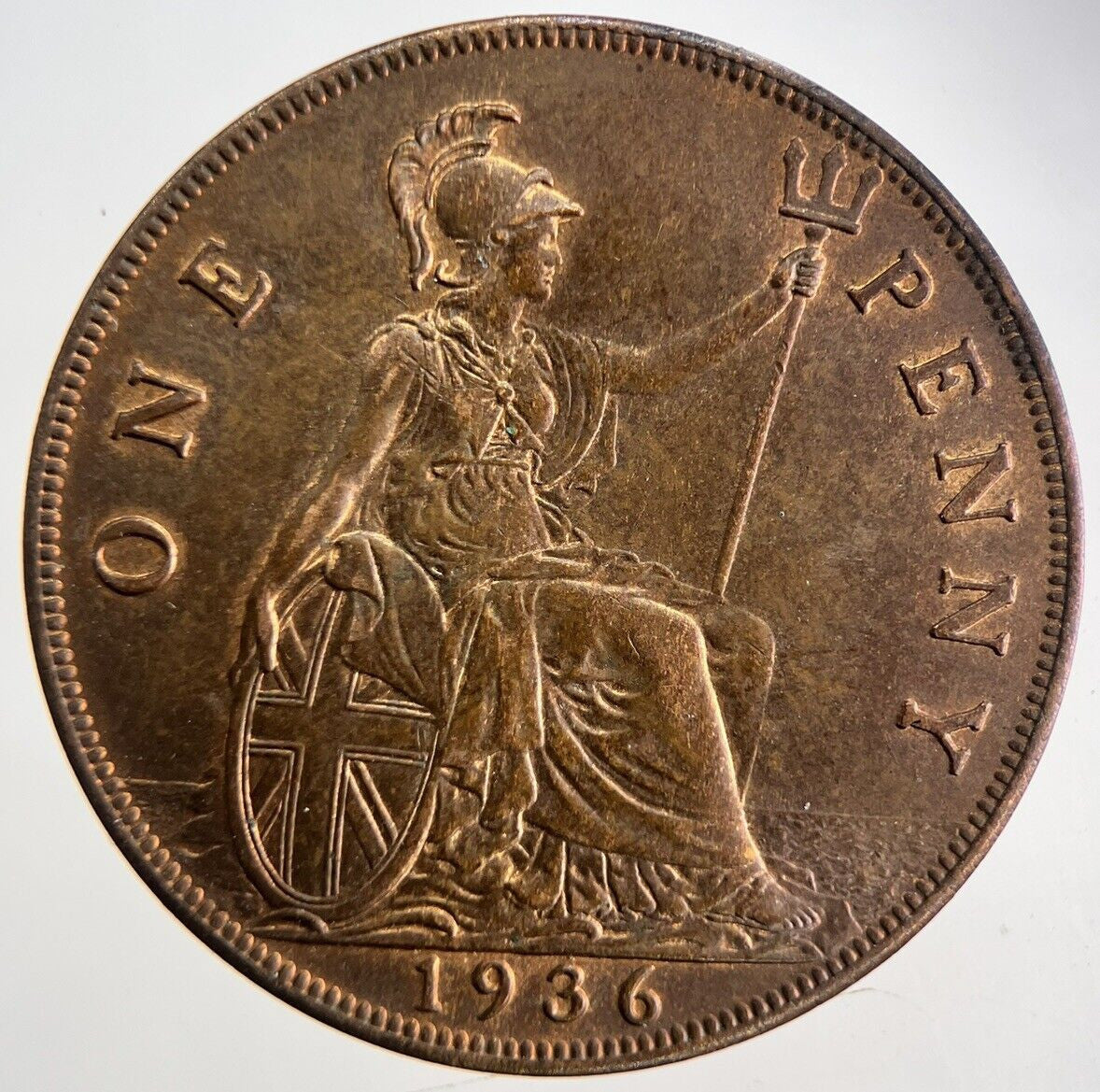 1936 George V One Penny Coin | Very High Grade