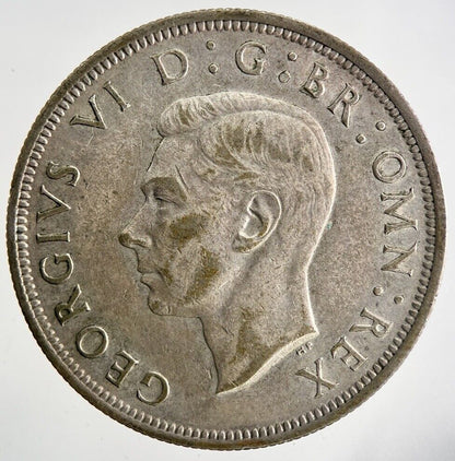 1944 George VI Half - Crown Silver Coin | Very High Grade