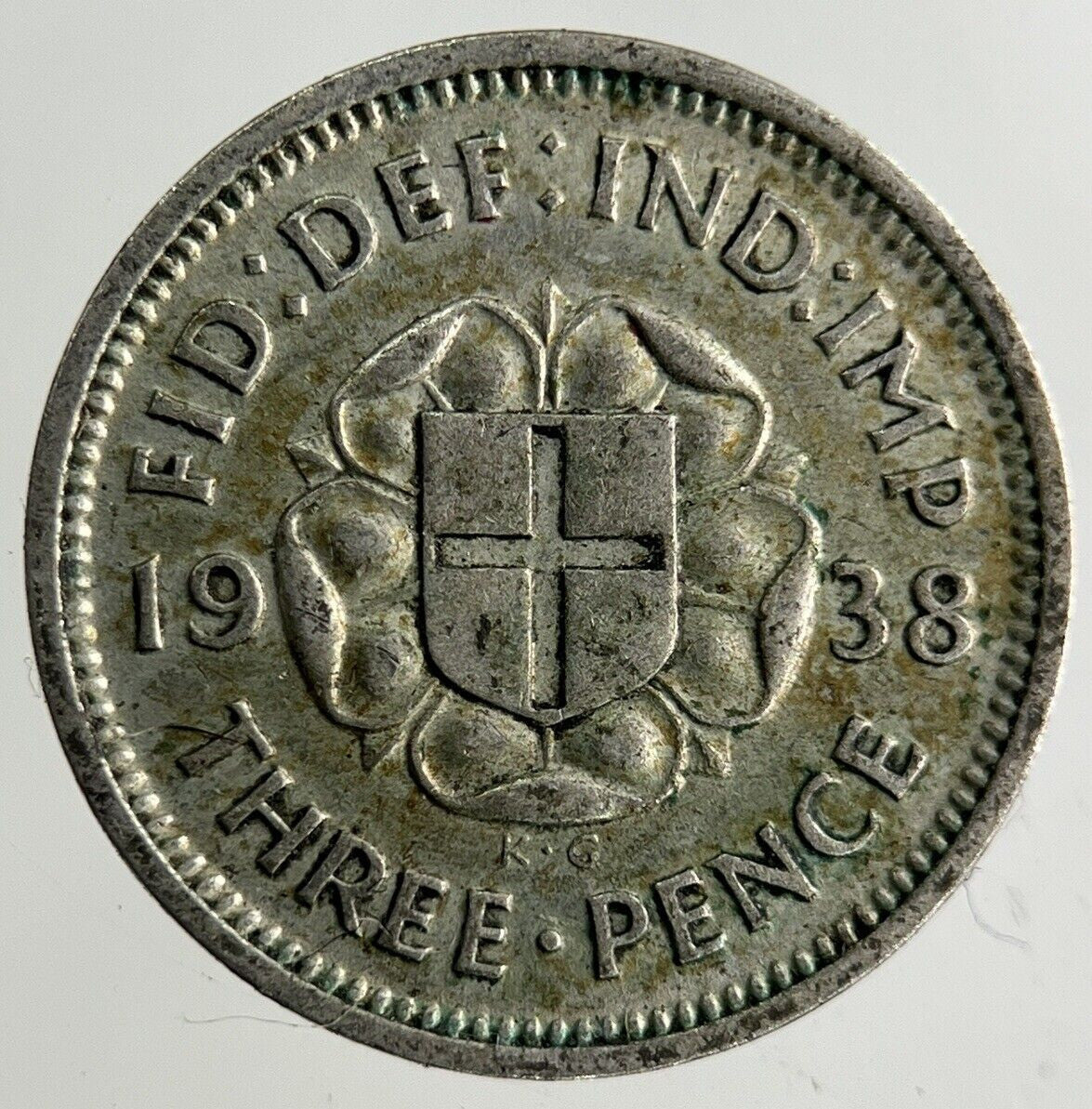 1938 George VI Threepence Silver Coin | Fine Collectable Grade