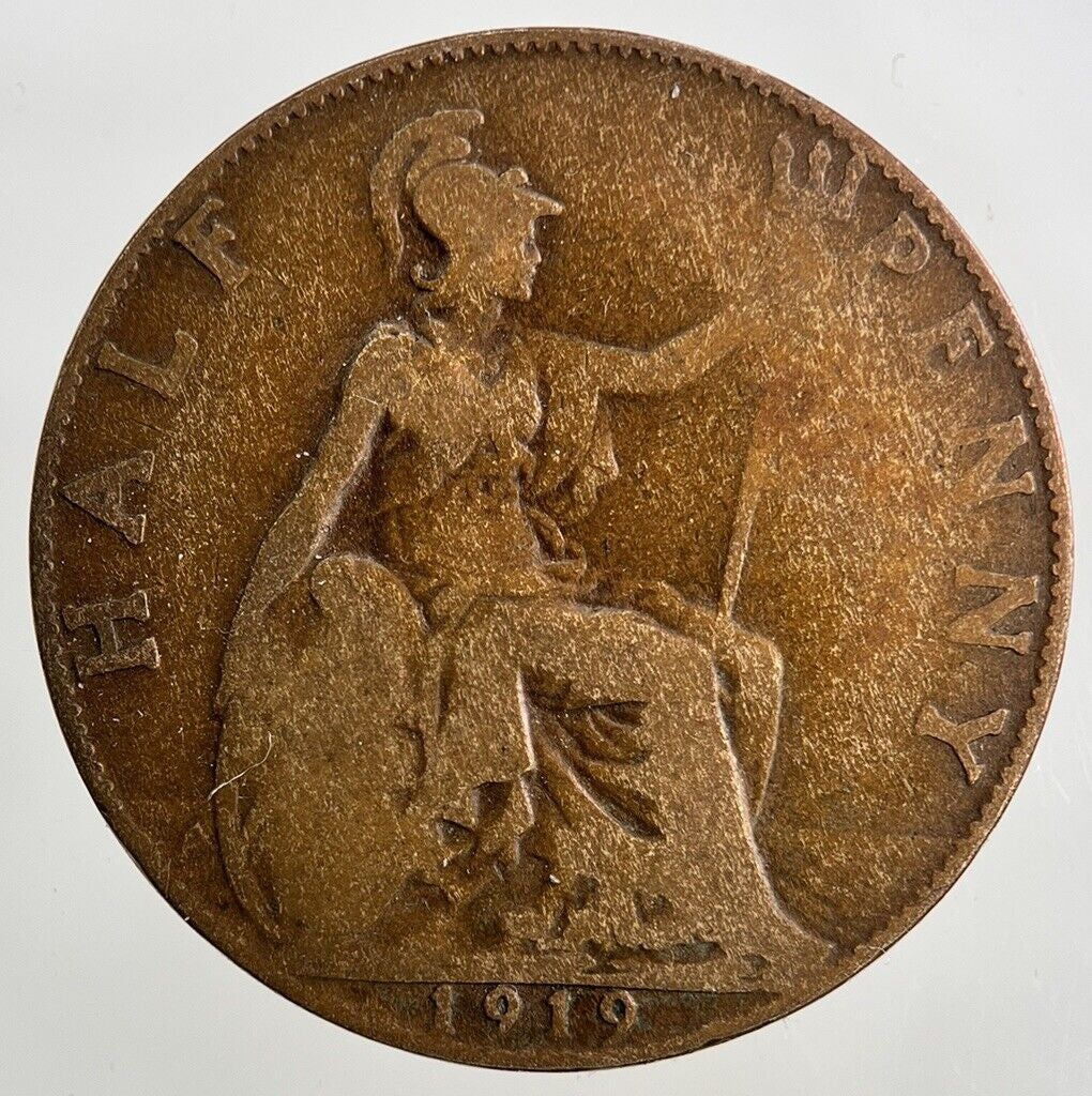 1919 George V Half - Penny Coin | Collectable Grade