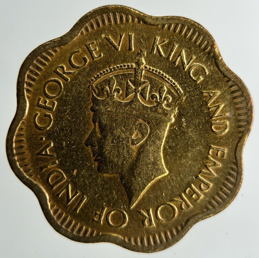 1944 Ceylon 10 Cents Coin | Fine Collectable Grade