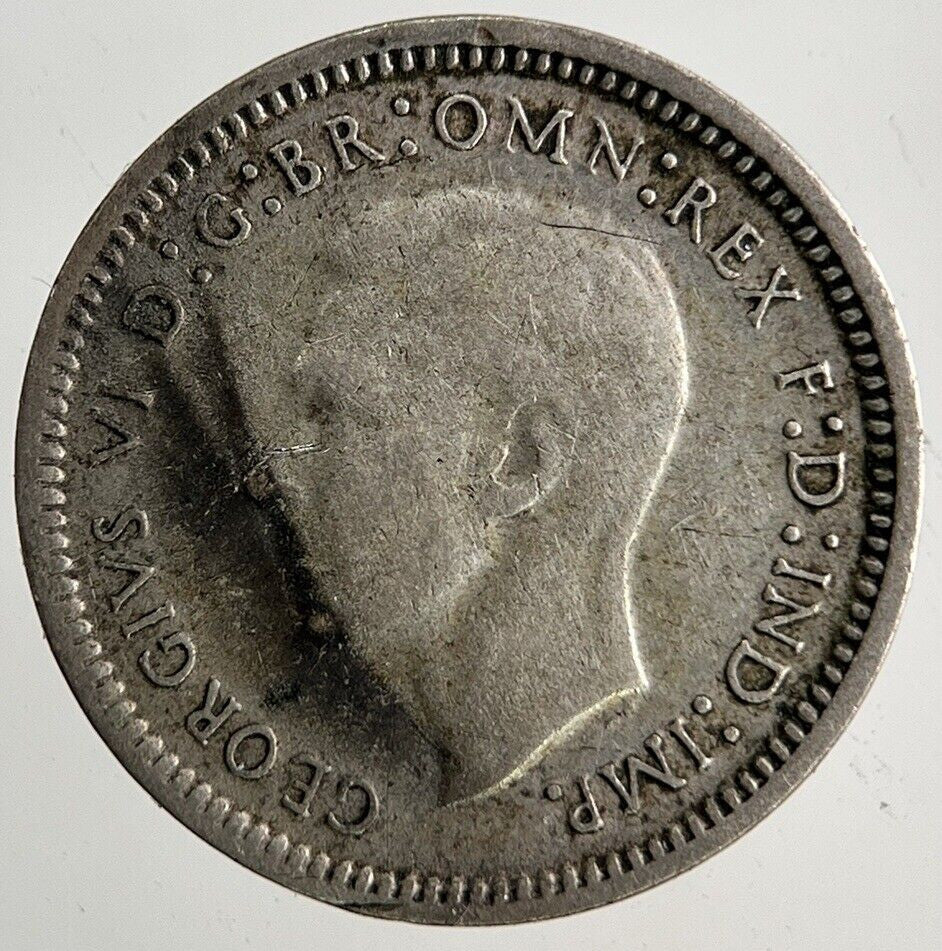 1948 Australia Threepence Silver Coin | Fine Collectable Grade