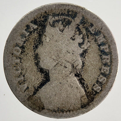 1897 India 2 Annas Silver Coin | Collectable Grade | a6704