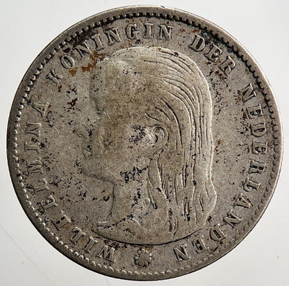 1897 Netherlands 10 Cents Silver Coin | Collectable Grade | a3757