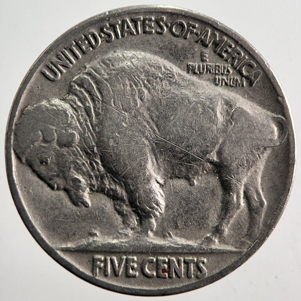 1937 US USA Indian Head Buffalo Nickel Coin | Fine Collectable Grade