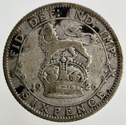 1926 George V Sixpence Silver Coin | Collectable Grade