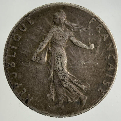 1902 France 50 Centimes Silver Coin | Fine Collectable Grade