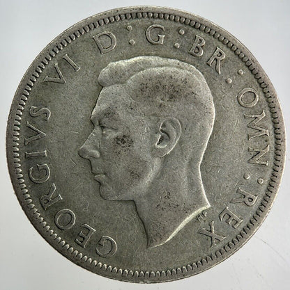 1946 George VI Half - Crown Silver Coin | Fine Collectable Grade