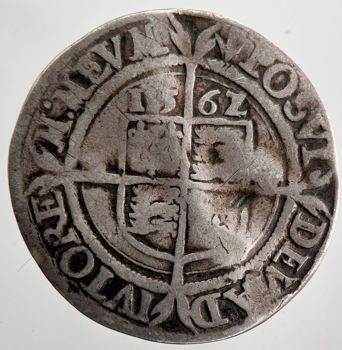 1567 Elizabeth I 1st Sixpence Hammered Silver Coin | Collectable Grade | a9795