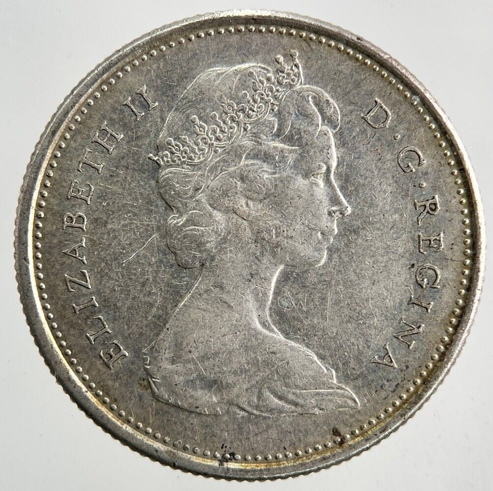 1967 Canada 25 Cents Silver Coin | Fine Collectable Grade