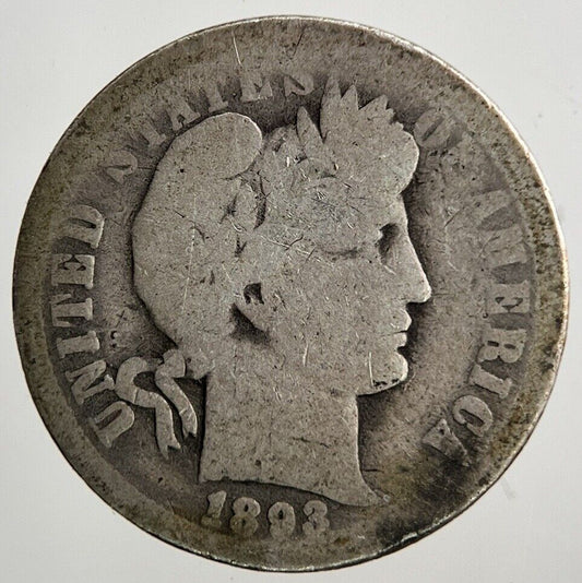1893 - O US USA One Dime Silver Coin | Collectable Grade