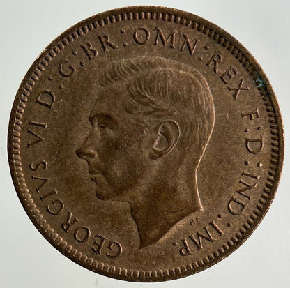 1944 George VI Wren Farthing Coin | Very High Grade