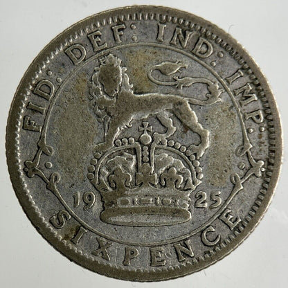 1925 George V Sixpence Silver Coin | Collectable Grade