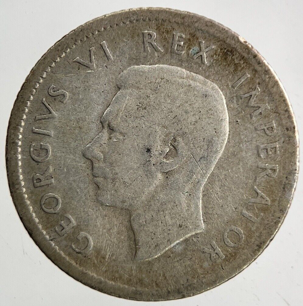 1937 South Africa Sixpence Silver Coin | Collectable Grade