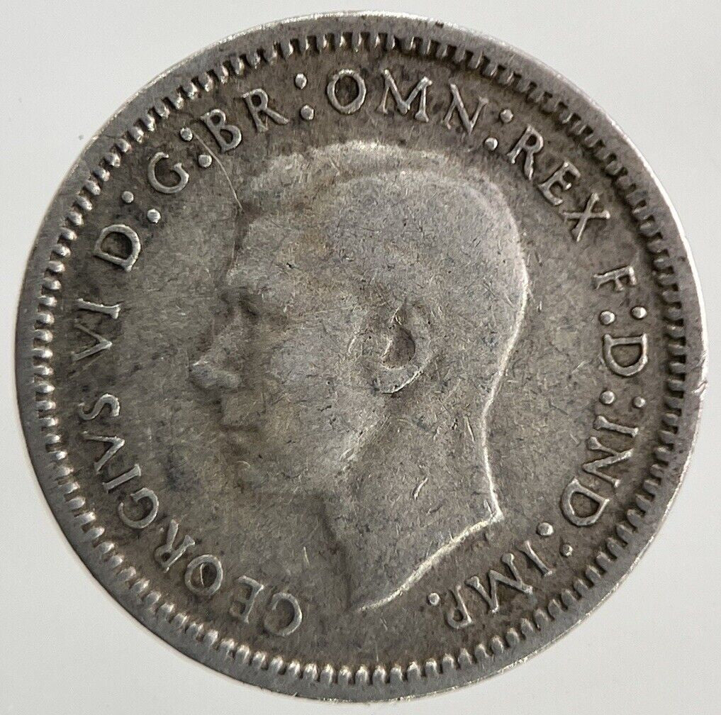 1943 Australia Threepence Silver Coin | Fine Collectable Grade