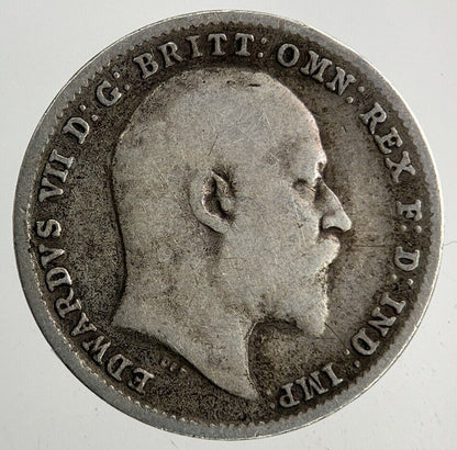 1902 Edward VII Threepence Silver Coin | Collectable Grade