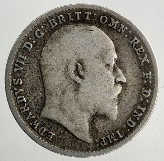 1902 Edward VII Threepence Silver Coin | Collectable Grade