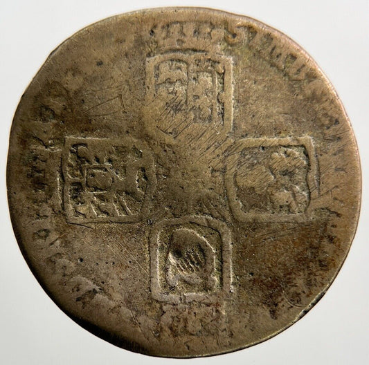 1757 Sixpence | British Silver Coin | George II | Collectable Grade | a485