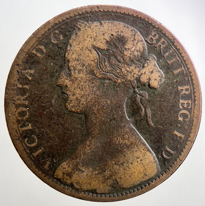 1862 Victoria Penny Coin | Collectable Grade | a2858