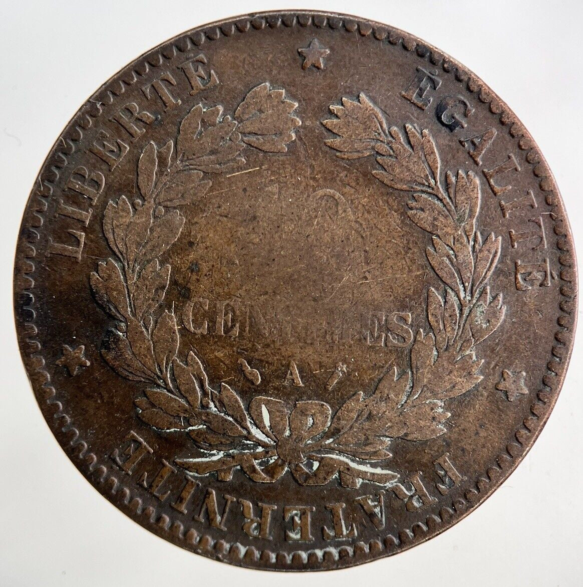 1890 France 10 Centimes Coin | Collectable Grade