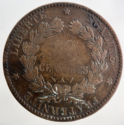 1890 France 10 Centimes Coin | Collectable Grade