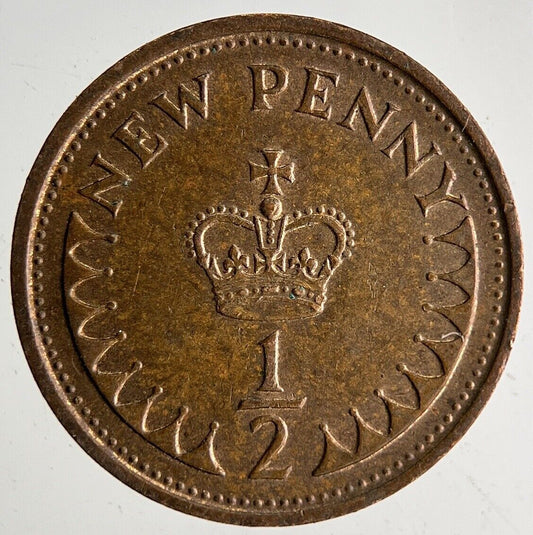 1975 Elizabeth II New 1/2 Half - Penny Coin | Very High Grade