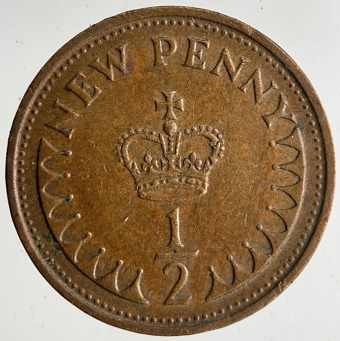 1971 Elizabeth II 2nd New Half - Penny Coin | Very High Grade