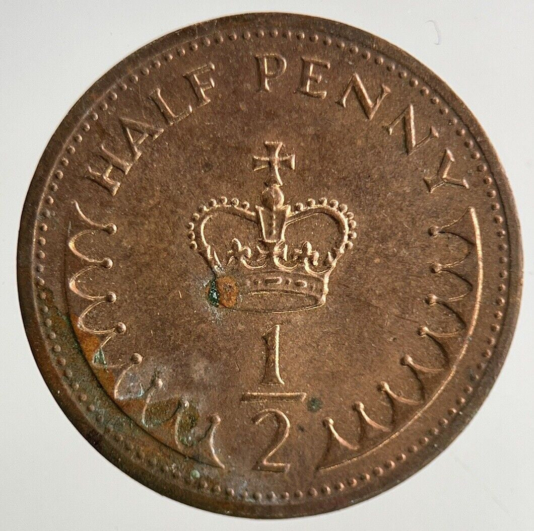 1982 Elizabeth II 2nd New 1/2 Half - Penny Coin | Fine Collectable Grade