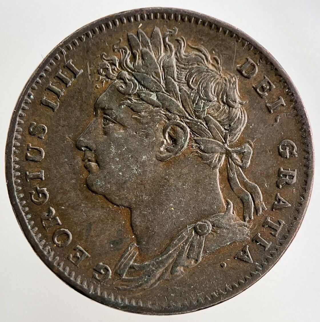 1822 George IV Farthing Coin | Very High Grade