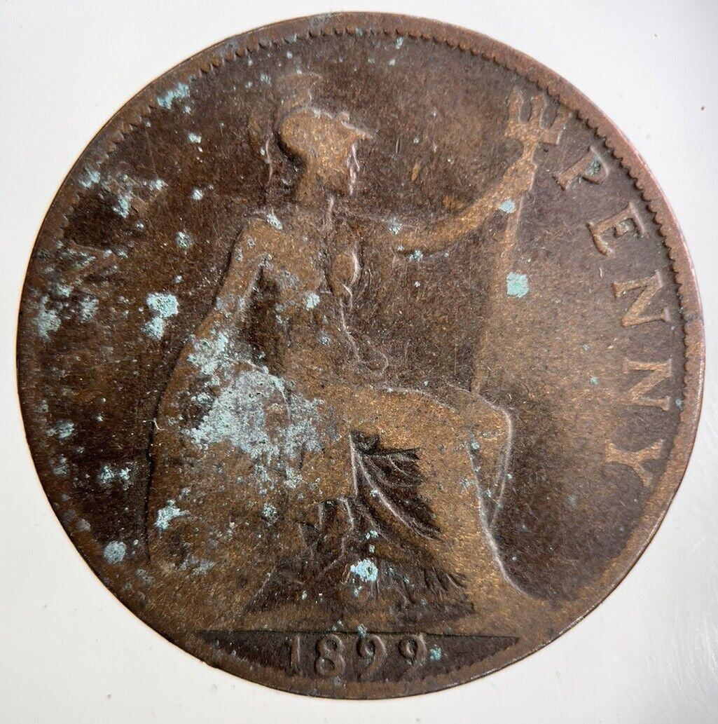 1899 Victoria One Penny Coin | Collectable Grade