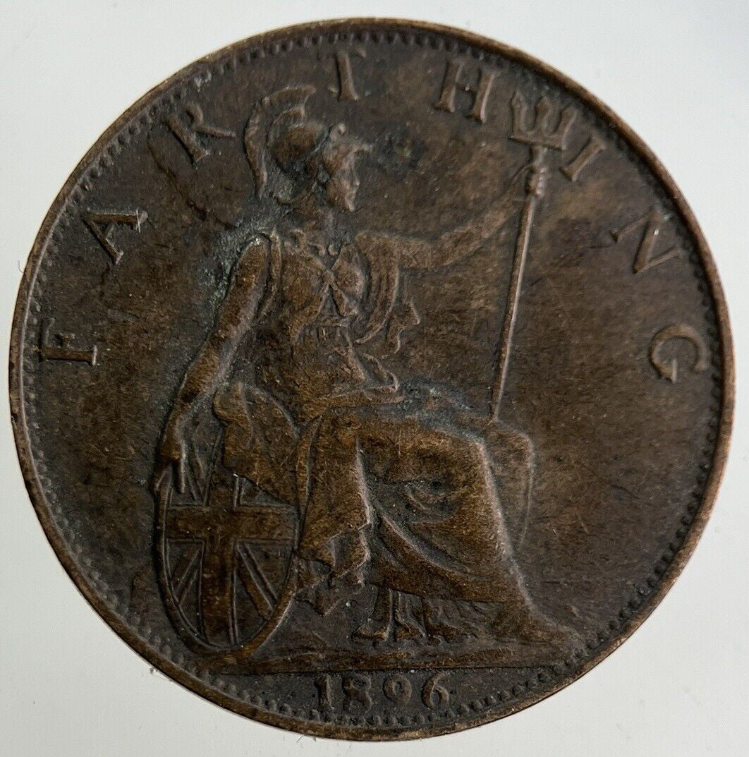 1896 Victoria Farthing Coin | Very High Grade