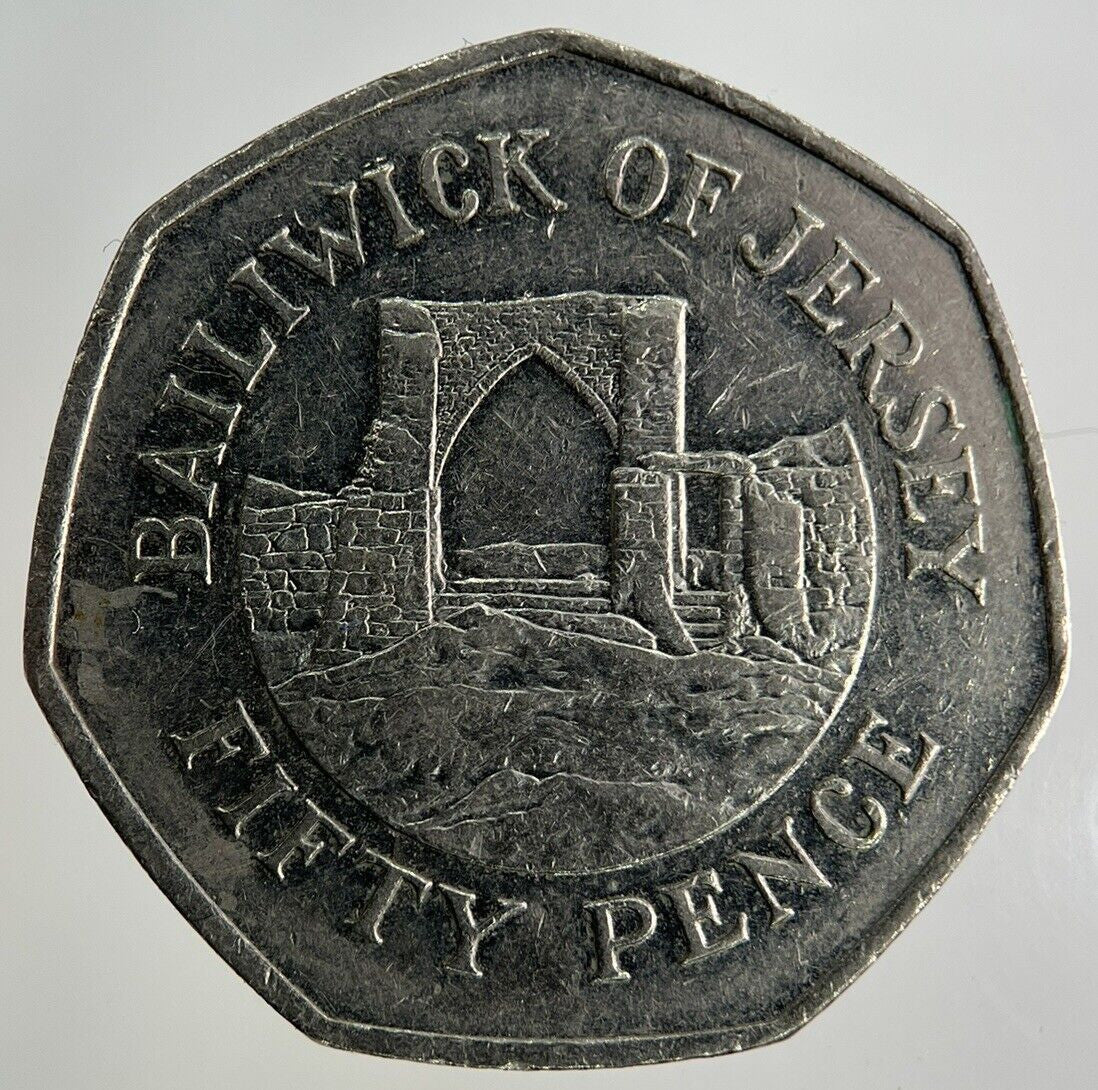 2005 Jersey 50p Fifty - Pence Coin | Fine Collectable Grade