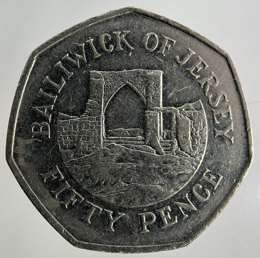 2005 Jersey 50p Fifty - Pence Coin | Fine Collectable Grade