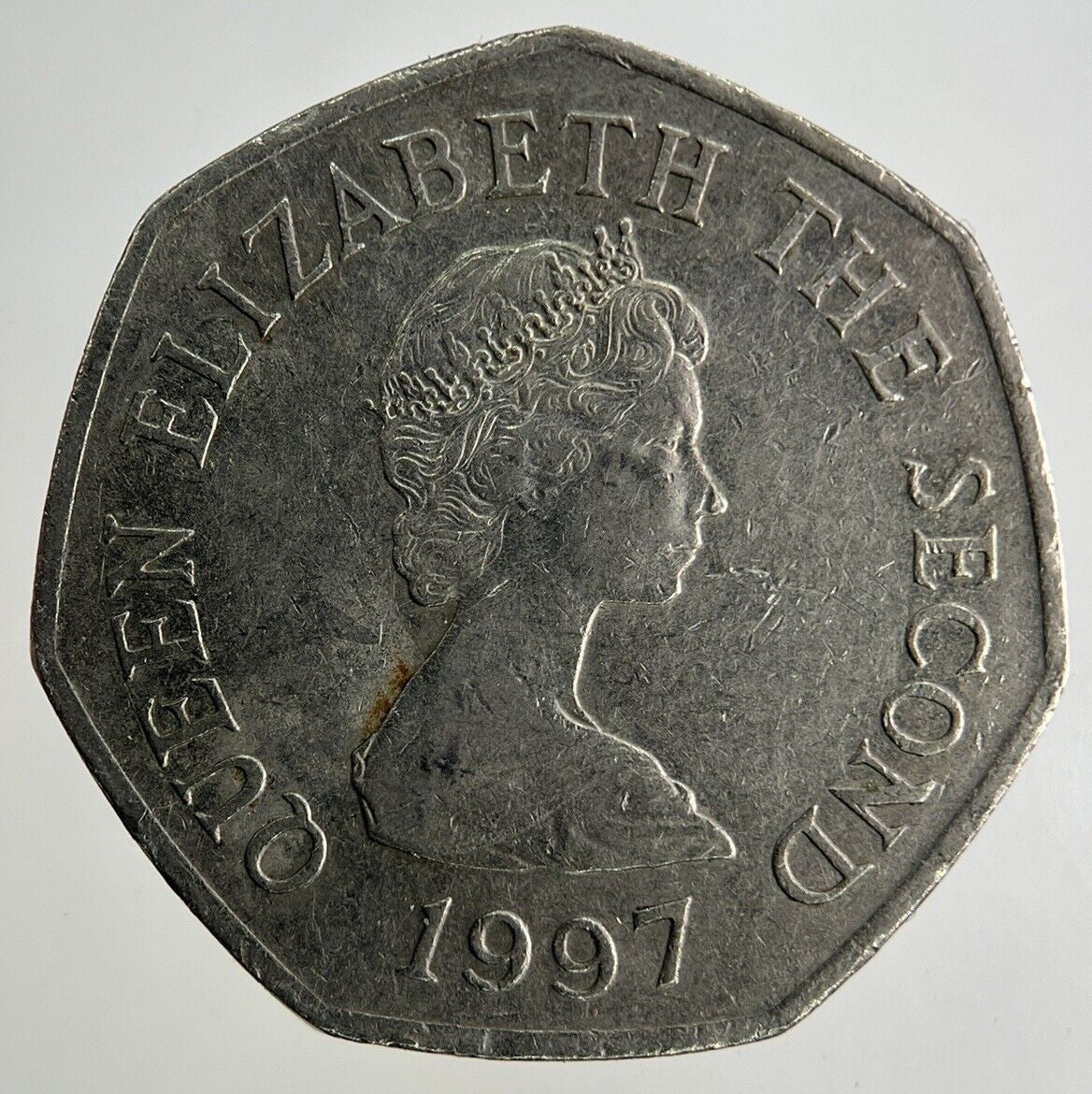 1997 Jersey 50p Fifty - Pence Coin | Fine Collectable Grade