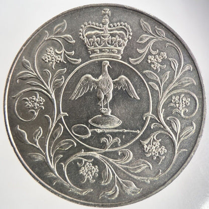 1977 Elizabeth II Jubilee Crown Coin | Fine Collectable Grade | a1975