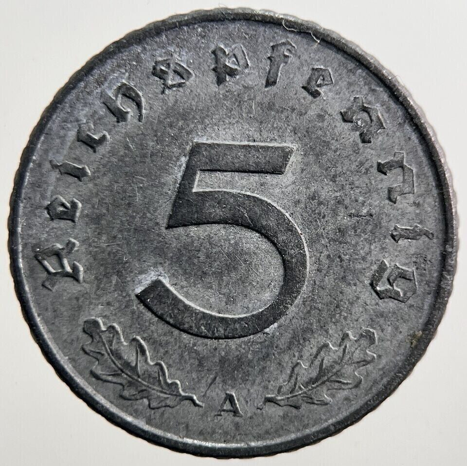 1940 - A Nazi Germany 5 Pfennig Coin | Fine Collectable Grade | a3974
