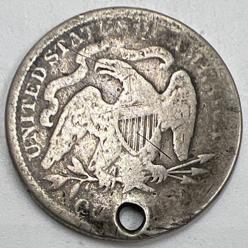 1876 Seated Liberty US USA Half Dollar | Silver Coin | Fair Grade | a832