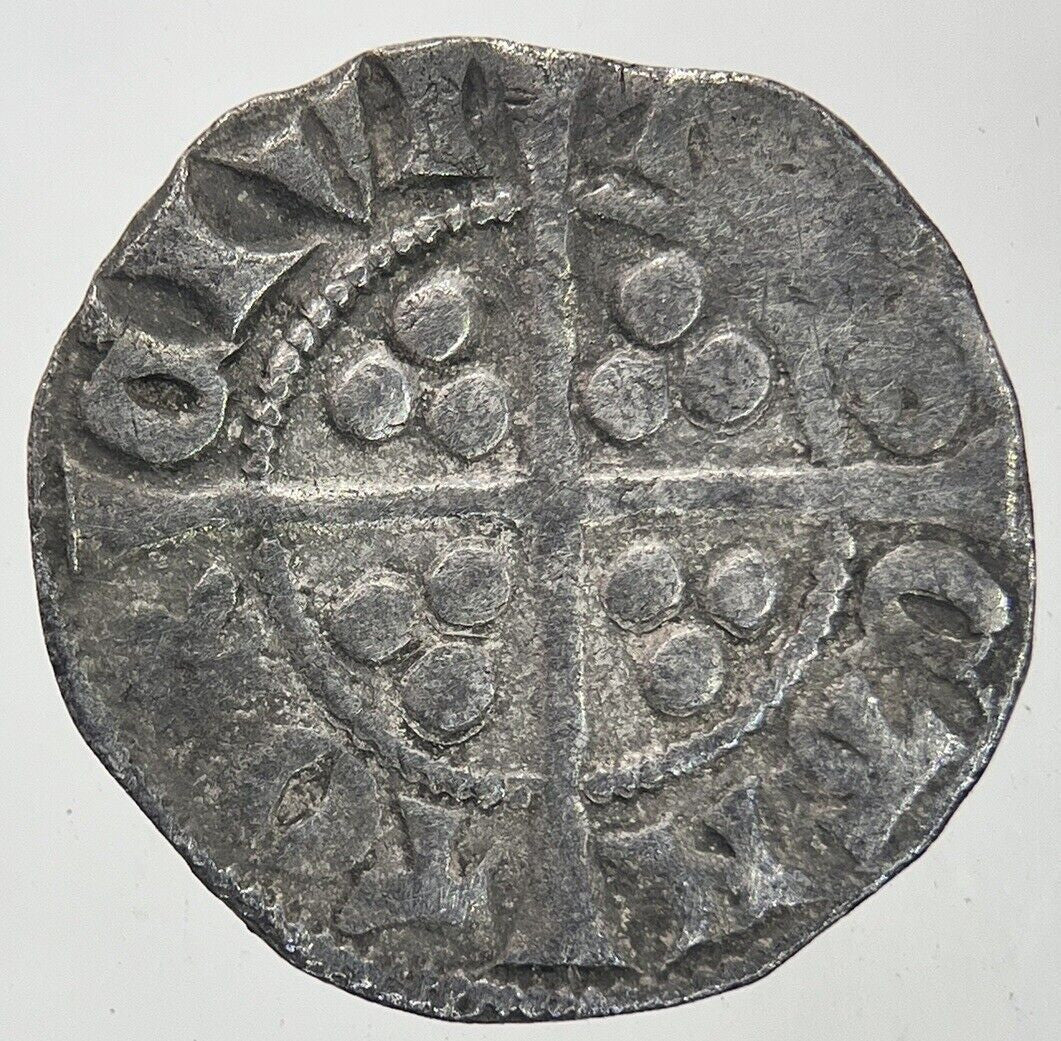 British Edward I 1st Penny Hammered Silver Coin | a9999