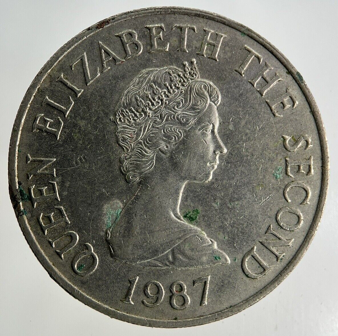 1987 Jersey 10p Ten - Pence Coin | Fine Collectable Grade