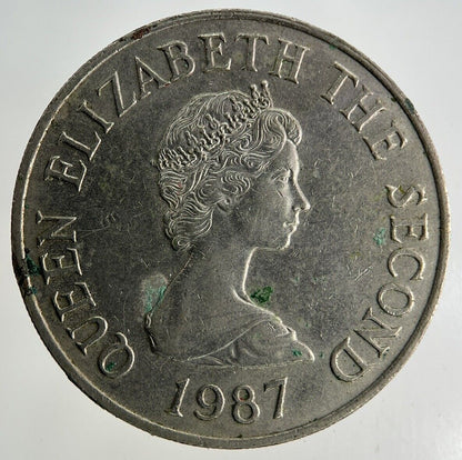 1987 Jersey 10p Ten - Pence Coin | Fine Collectable Grade