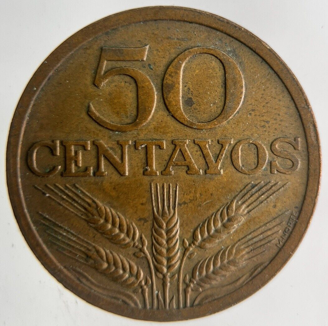 1970 Portugal 50 Centavos Coin | Fine Collectable Grade